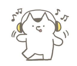 Cat is attractive sticker #10315290