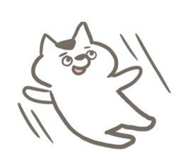 Cat is attractive sticker #10315291