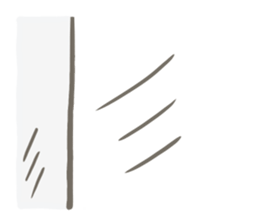 Cat is attractive sticker #10315301