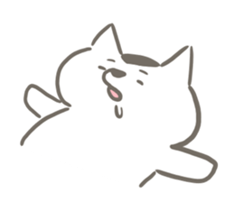 Cat is attractive sticker #10315303