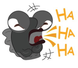 RakRay,Big Eyes Goldfish sticker #10316168