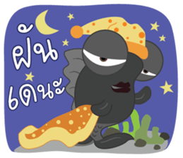 RakRay,Big Eyes Goldfish sticker #10316179