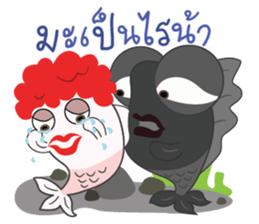 RakRay,Big Eyes Goldfish sticker #10316187