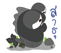 RakRay,Big Eyes Goldfish sticker #10316190