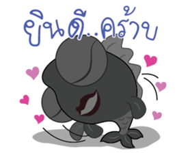 RakRay,Big Eyes Goldfish sticker #10316196