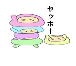 Colorful Punyo chan01 sticker #10316202