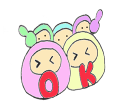 Colorful Punyo chan01 sticker #10316206