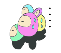 Colorful Punyo chan01 sticker #10316213