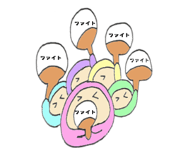 Colorful Punyo chan01 sticker #10316214