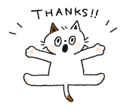 Three cats and your reply sticker #10316249