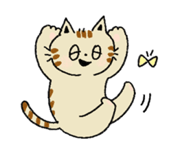 Three cats and your reply sticker #10316255