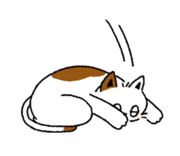 Three cats and your reply sticker #10316259