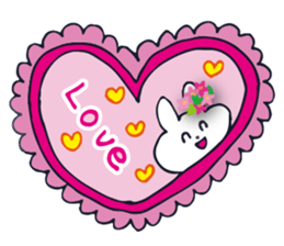 Go to flower bunny 3 Thailand sticker #10316283