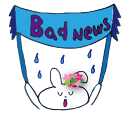 Go to flower bunny 3 Thailand sticker #10316289