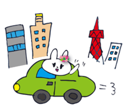 Go to flower bunny 3 Thailand sticker #10316293