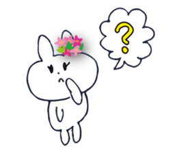 Go to flower bunny 3 Thailand sticker #10316314
