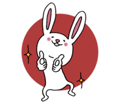 Anyway,it is a rabbit. sticker #10316642