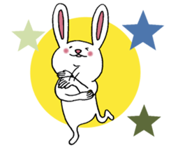 Anyway,it is a rabbit. sticker #10316661