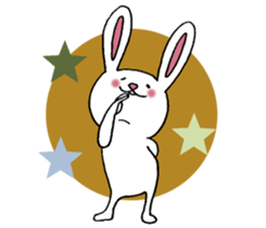 Anyway,it is a rabbit. sticker #10316663