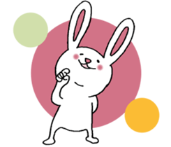 Anyway,it is a rabbit. sticker #10316665