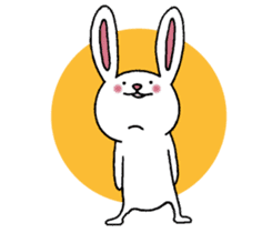 Anyway,it is a rabbit. sticker #10316672