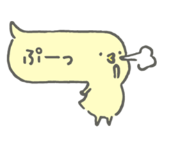 Chick balloon sticker #10317072