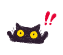 Little Black Cat Momo. sticker #10317101