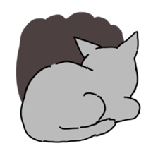 Funny Face Cats Sticker sticker #10317318