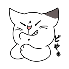 Funny Face Cats Sticker sticker #10317321