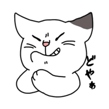 Funny Face Cats Sticker sticker #10317321
