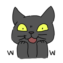 Funny Face Cats Sticker sticker #10317324