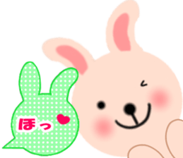 Balloon and the message of the Rabbit sticker #10317761