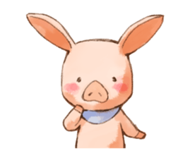 NonNon of the piglet 02 sticker #10317776