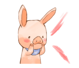 NonNon of the piglet 02 sticker #10317785