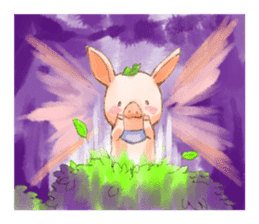 NonNon of the piglet 02 sticker #10317786