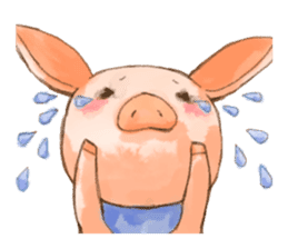NonNon of the piglet 02 sticker #10317791