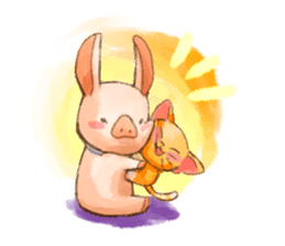 NonNon of the piglet 02 sticker #10317797