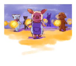 NonNon of the piglet 02 sticker #10317810