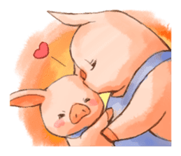 NonNon of the piglet 02 sticker #10317814