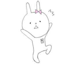 Mei of the rabbit & Chi of the cat sticker #10318059