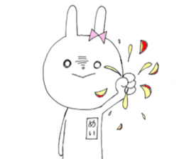 Mei of the rabbit & Chi of the cat sticker #10318067