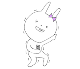 Mei of the rabbit & Chi of the cat sticker #10318070