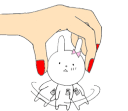 Mei of the rabbit & Chi of the cat sticker #10318075