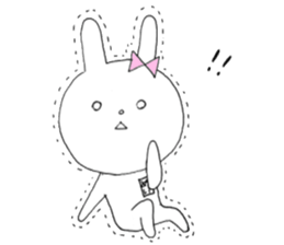 Mei of the rabbit & Chi of the cat sticker #10318076