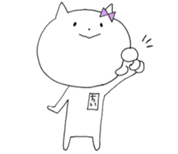 Mei of the rabbit & Chi of the cat sticker #10318077