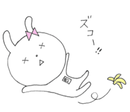 Mei of the rabbit & Chi of the cat sticker #10318078