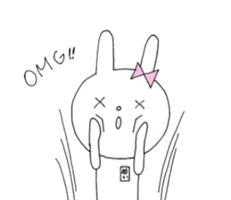 Mei of the rabbit & Chi of the cat sticker #10318083