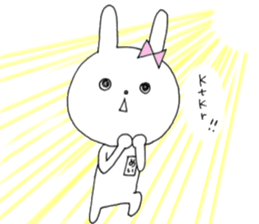 Mei of the rabbit & Chi of the cat sticker #10318084