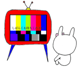 Mei of the rabbit & Chi of the cat sticker #10318093