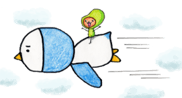 Mame-san and Pen-san sticker #10318129